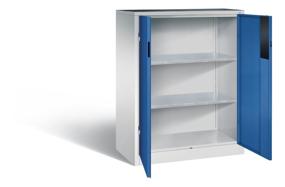 C+P Schwerlastschrank mit Zylinderschloss enzianblau 930 x 500 x 1200 mm Produktbild C+P Schwerlastschrank mit Zylinderschloss enzianblau 930 x 500 x 1200 mm bild 2