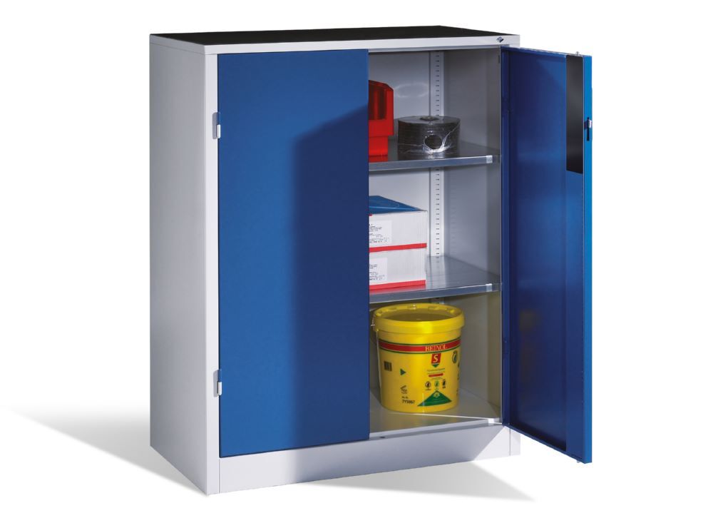 C+P Schwerlastschrank mit Zylinderschloss enzianblau 930 x 500 x 1200 mm Produktbild C+P Schwerlastschrank mit Zylinderschloss enzianblau 930 x 500 x 1200 mm bild 3