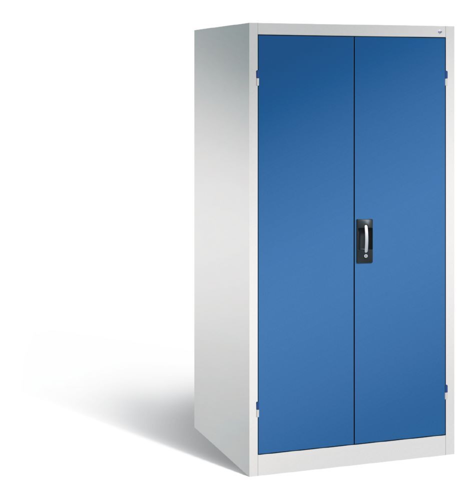 C+P Schwerlastschrank Serie 89 1950 x 930 x 800 mm lichtgrau enzianblau Produktbild C+P Schwerlastschrank Serie 89 1950 x 930 x 800 mm lichtgrau enzianblau