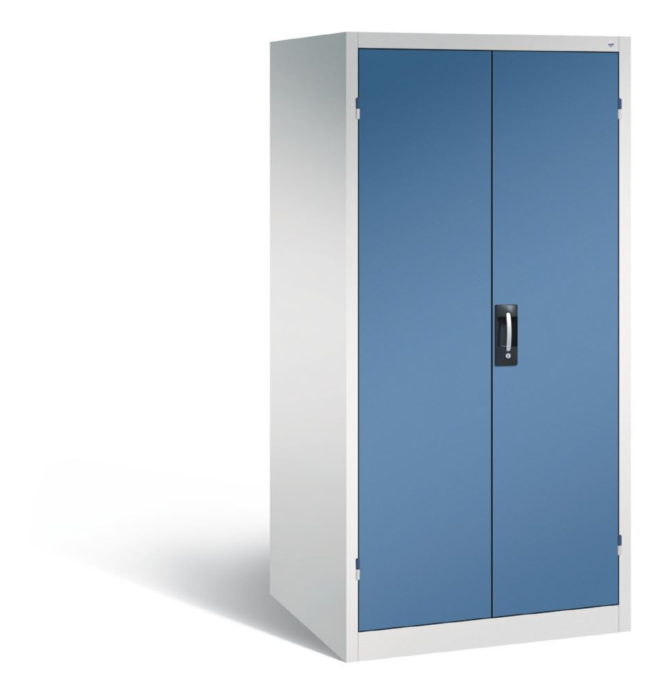 C+P Schwerlastschrank 1950 x 930 x 800 mm lichtgrau fernblau Produktbild C+P Schwerlastschrank 1950 x 930 x 800 mm lichtgrau fernblau