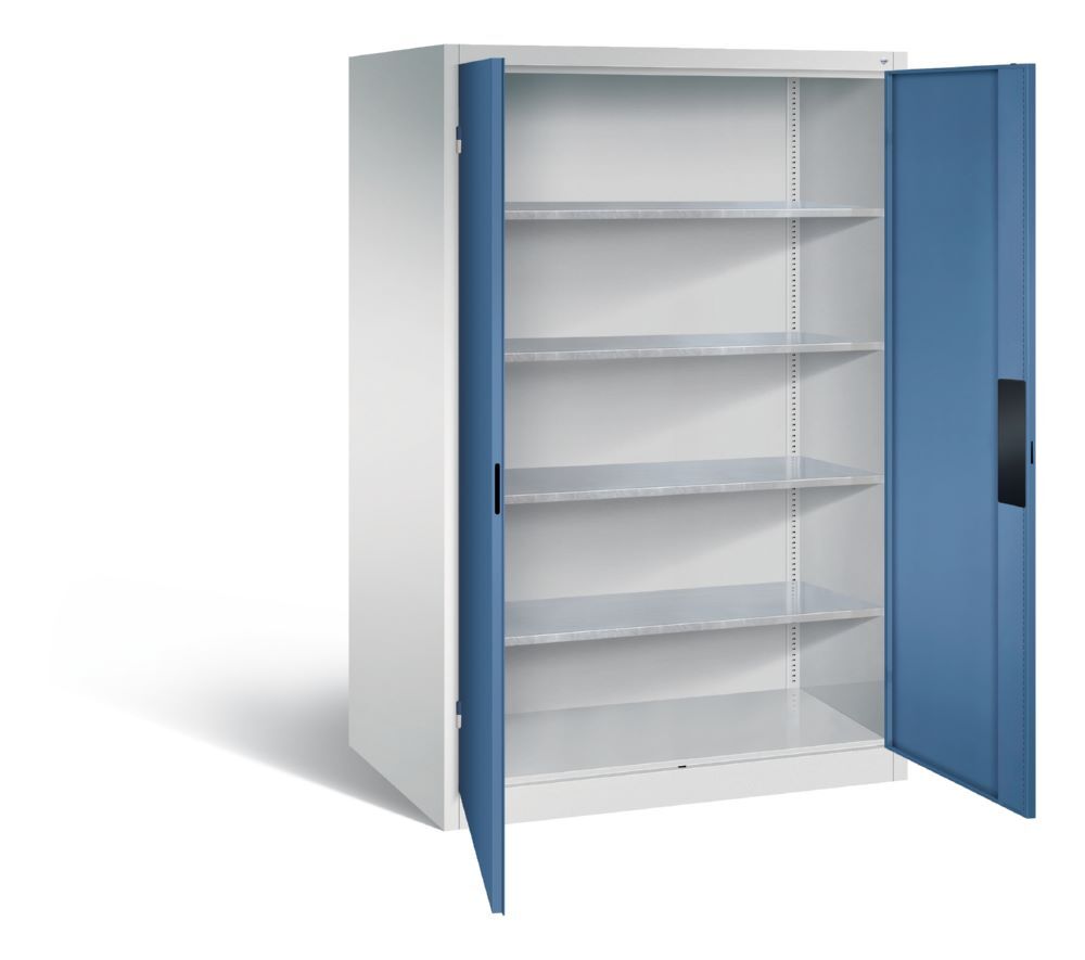 C+P Schwerlastschrank Serie 89 1950 x 1200 x 800 mm lichtgrau fernblau Produktbild C+P Schwerlastschrank Serie 89 1950 x 1200 x 800 mm lichtgrau fernblau bild 2