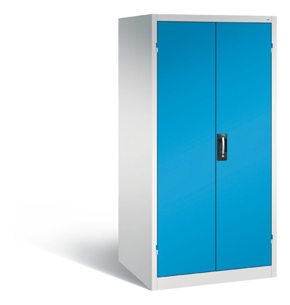 C+P Schwerlastschrank 1950 x 930 x 800 mm Serie 89 lichtgrau lichtblau