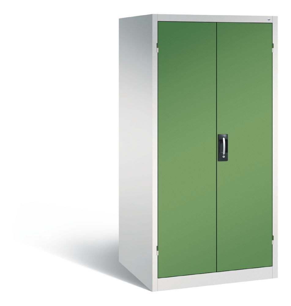 C+P Schwerlastschrank Serie 89 1950 x 930 x 800 mm lichtgrau resedagrün Produktbild C+P Schwerlastschrank Serie 89 1950 x 930 x 800 mm lichtgrau resedagrün