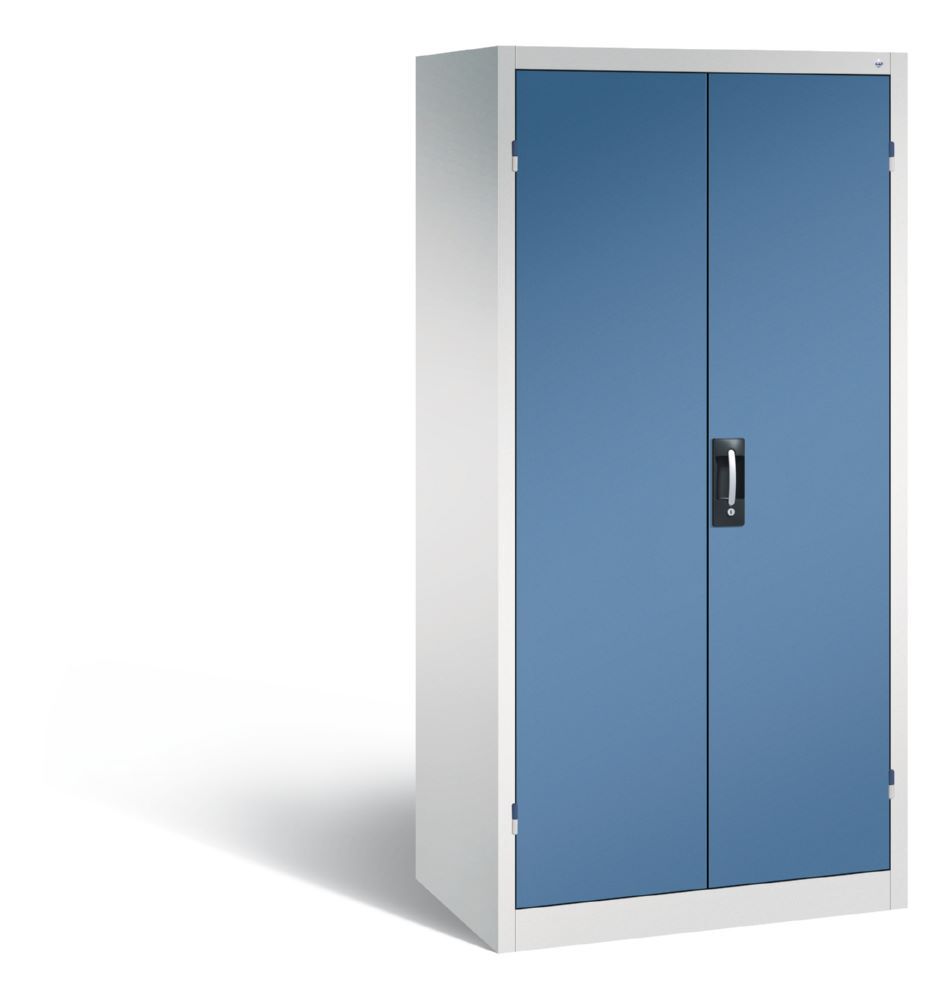 C+P Schwerlastschrank mit Schubladen 1950 x 930 x 600 mm lichtgrau fernblau Produktbild C+P Schwerlastschrank mit Schubladen 1950 x 930 x 600 mm lichtgrau fernblau