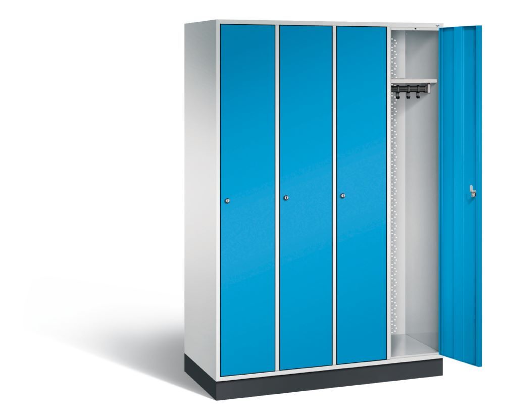 C+P Garderobenspind Intro 4 Abteile 1950 x 1220 x 490 mm mit Belüftungslochbild Produktbild C+P Garderobenspind Intro 4 Abteile 1950 x 1220 x 490 mm mit Belüftungslochbild bild 2