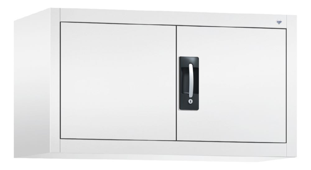 C+P Aufsatz Flügeltürenschrank aus Stahl weiß 930 x 400 x 500 mm C+P Aufsatz Flügeltürenschrank aus Stahl weiß 930 x 400 x 500 mm