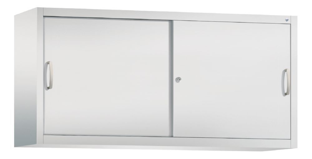 C+P Stahl Schiebetürenschrank Acurado 2000 lichtgrau 1600 x 400 x 790 mm Produktbild C+P Stahl Schiebetürenschrank Acurado 2000 lichtgrau 1600 x 400 x 790 mm