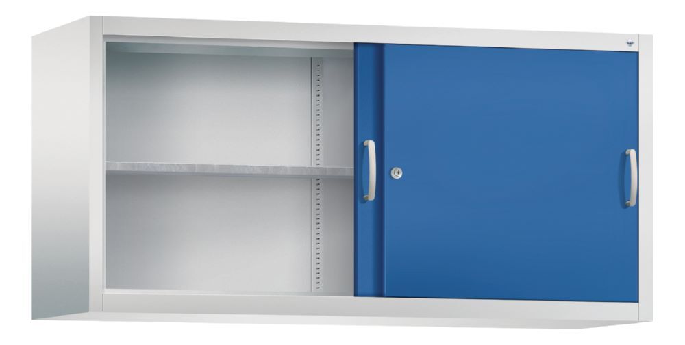 C+P Aufsatz Schiebetürenschrank Acurado 2000 enzianblau 1600 x 500 x 790 mm Produktbild C+P Aufsatz Schiebetürenschrank Acurado 2000 enzianblau 1600 x 500 x 790 mm bild 2