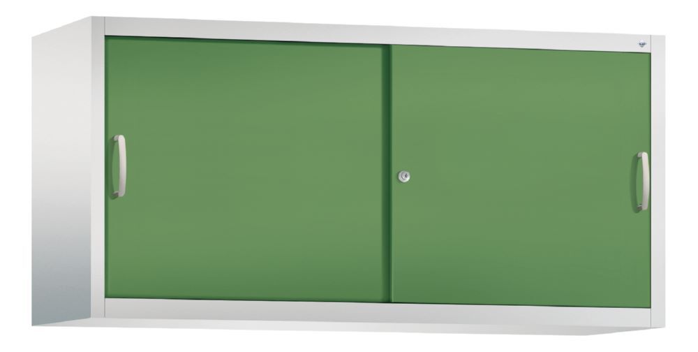 C+P Aufsatz Schiebetürenschrank Acurado 2000 resedagrün 1600 x 500 x 790 mm Produktbild C+P Aufsatz Schiebetürenschrank Acurado 2000 resedagrün 1600 x 500 x 790 mm