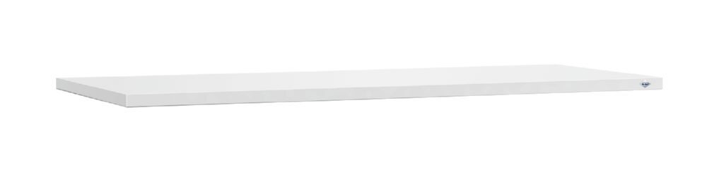 C+P Stahlkopfplatte integriert H 25 x B 1200 x T 500 mm in weiß Produktbild C+P Stahlkopfplatte integriert H 25 x B 1200 x T 500 mm in weiß