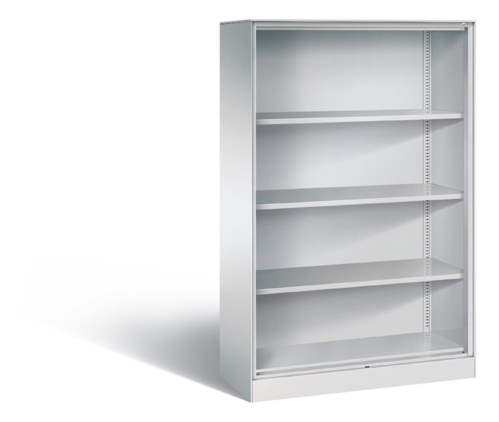 C+P Stahlregal mit Rückwand Asisto 3 Einlegeböden lichtgrau 1000 x 435 x 1635 mm Produktbild C+P Stahlregal mit Rückwand Asisto 3 Einlegeböden lichtgrau 1000 x 435 x 1635 mm