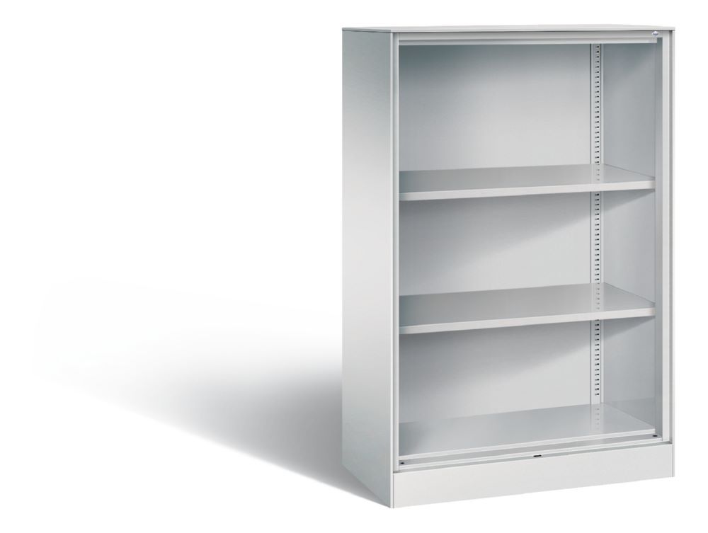 C+P Stahlregal Asisto mit 2 Fachböden lichtgrau 800 x 435 x 1310 mm Produktbild C+P Stahlregal Asisto mit 2 Fachböden lichtgrau 800 x 435 x 1310 mm