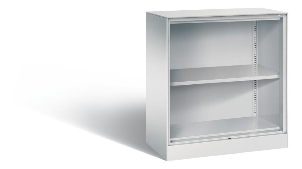 C+P Stahlregal mit 1 Einlegeboden Asisto lichtgrau 800 x 435 x 915 mm Produktbild C+P Stahlregal mit 1 Einlegeboden Asisto lichtgrau 800 x 435 x 915 mm