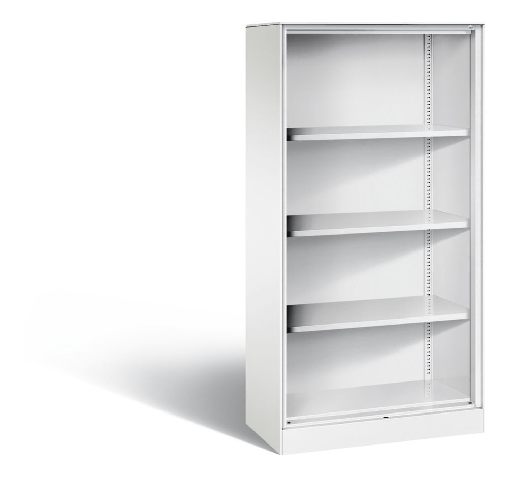 C+P Stahlregal mit Rückwand Asisto in weiß 800 x 435 x 1635 mm Produktbild C+P Stahlregal mit Rückwand Asisto in weiß 800 x 435 x 1635 mm