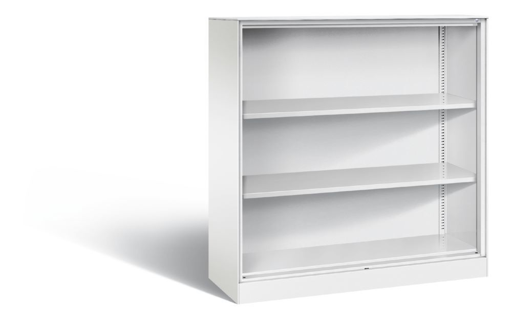 C+P Stahlregal Büroregal 2 Fächer weiß 1200 x 435 x 1310 mm Produktbild C+P Stahlregal Büroregal 2 Fächer weiß 1200 x 435 x 1310 mm