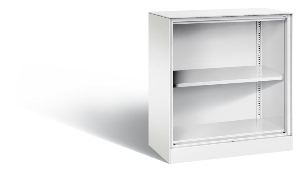 C+P Stahlregal mit Rückwand Asisto weiß 800 x 435 x 915 mm Produktbild C+P Stahlregal mit Rückwand Asisto weiß 800 x 435 x 915 mm