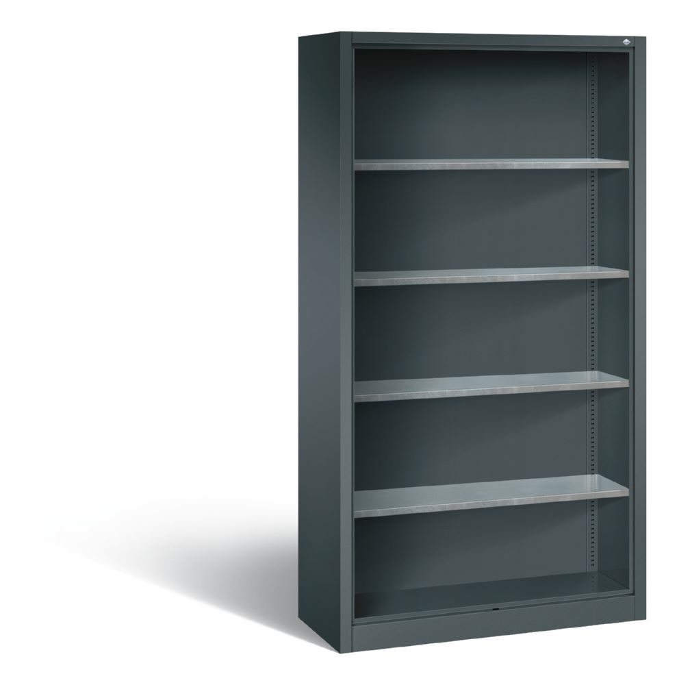 C+P Stahlregal mit Rückwand Serie 13 anthrazit 1000 x 420 x 1980 mm Produktbild C+P Stahlregal mit Rückwand Serie 13 anthrazit 1000 x 420 x 1980 mm
