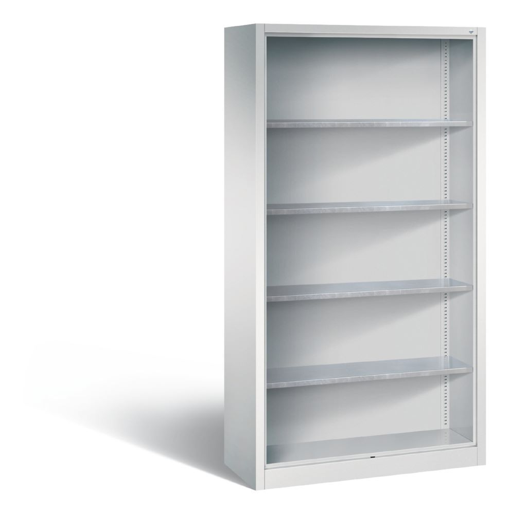 C+P Stahlregal mit Rückwand Serie 13 lichtgrau Maße 1000 x 420 x 1980 mm Produktbild C+P Stahlregal mit Rückwand Serie 13 lichtgrau Maße 1000 x 420 x 1980 mm