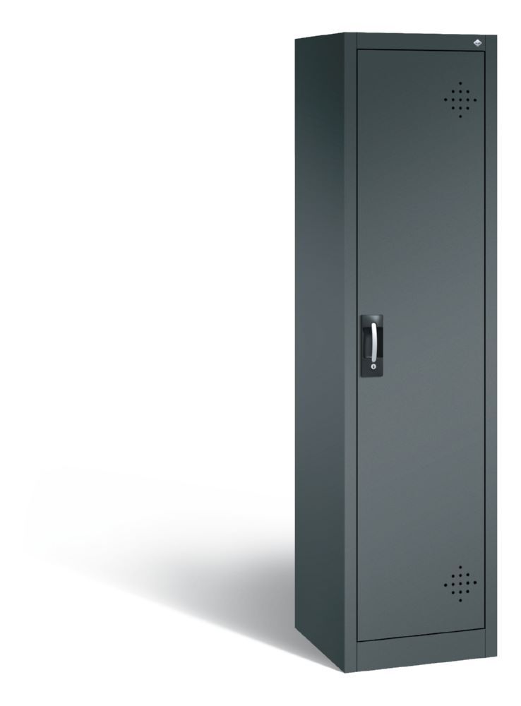 C+P Umweltschrank mit 4 PE Wannen dunkelgrau 502 x 500 x 1950 mm Produktbild C+P Umweltschrank mit 4 PE Wannen dunkelgrau 502 x 500 x 1950 mm