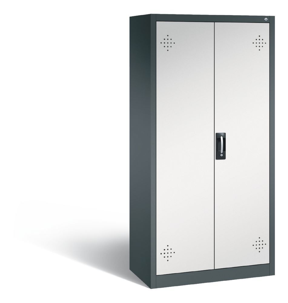 C+P Umweltschrank mit PE Wannen 1950 x 930 x 500 mm anthrazit lichtgrau Produktbild C+P Umweltschrank mit PE Wannen 1950 x 930 x 500 mm anthrazit lichtgrau