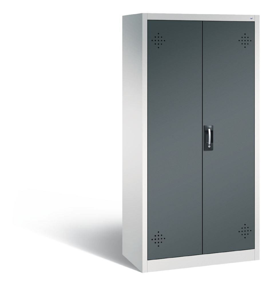 C+P Umweltschrank mit PE Wannen 1950 x 930 x 500 mm lichtgrau anthrazit Produktbild C+P Umweltschrank mit PE Wannen 1950 x 930 x 500 mm lichtgrau anthrazit