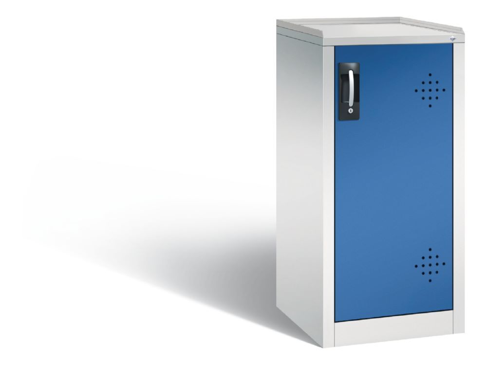 C+P Umweltschrank mit 2 PE Auffangwannen enzianblau 500 x 502 x 1000 mm Produktbild C+P Umweltschrank mit 2 PE Auffangwannen enzianblau 500 x 502 x 1000 mm