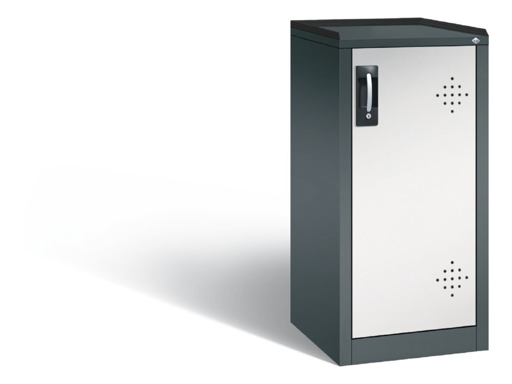 C+P Umweltschrank mit Stahlwannen lichtgrau dunkelgrau 502 x 500 x 1000 mm Produktbild C+P Umweltschrank mit Stahlwannen lichtgrau dunkelgrau 502 x 500 x 1000 mm