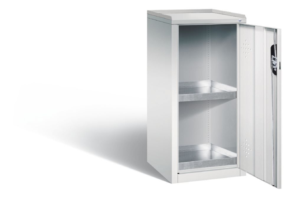 C+P Umweltschrank mit Stahlwannen hellgrau 502 x 500 x 1000 mm Produktbild C+P Umweltschrank mit Stahlwannen hellgrau 502 x 500 x 1000 mm bild 2