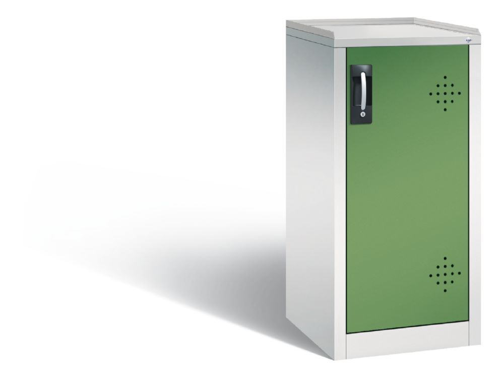 C+P Umweltschrank mit Stahlwannen resedagrün 502 x 500 x 1000 mm Produktbild C+P Umweltschrank mit Stahlwannen resedagrün 502 x 500 x 1000 mm