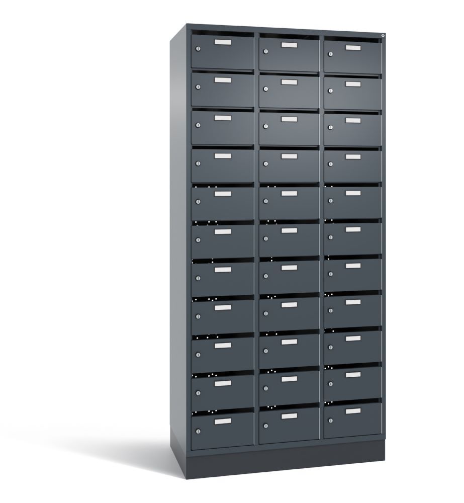 C+P Verteilerschrank Serie 8170 mit 33 Fächer 1950 x 920 x 490 mm in anthrazit Produktbild C+P Verteilerschrank Serie 8170 mit 33 Fächer 1950 x 920 x 490 mm in anthrazit