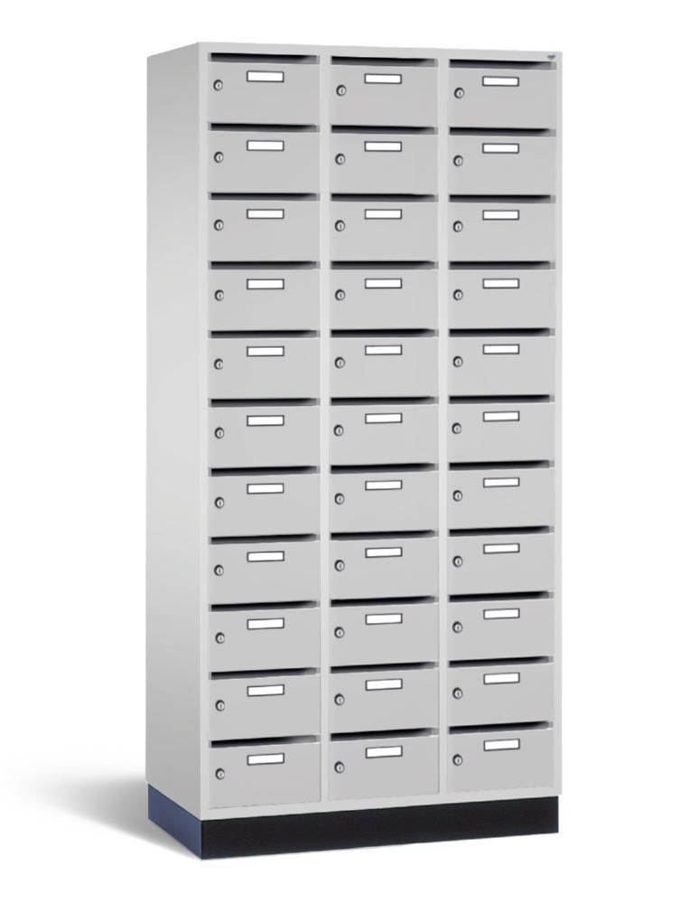 C+P Verteilerschrank 33 Fächer 1950 x 920 x 490 mm in lichtgrau Produktbild C+P Verteilerschrank 33 Fächer 1950 x 920 x 490 mm in lichtgrau