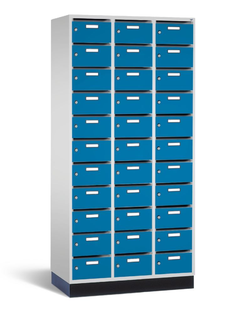 C+P Verteilerschrank 33 Fächer Serie 8170 1950 x 920 x 490 mm lichtgrau lichtblau Produktbild C+P Verteilerschrank 33 Fächer Serie 8170 1950 x 920 x 490 mm lichtgrau lichtblau