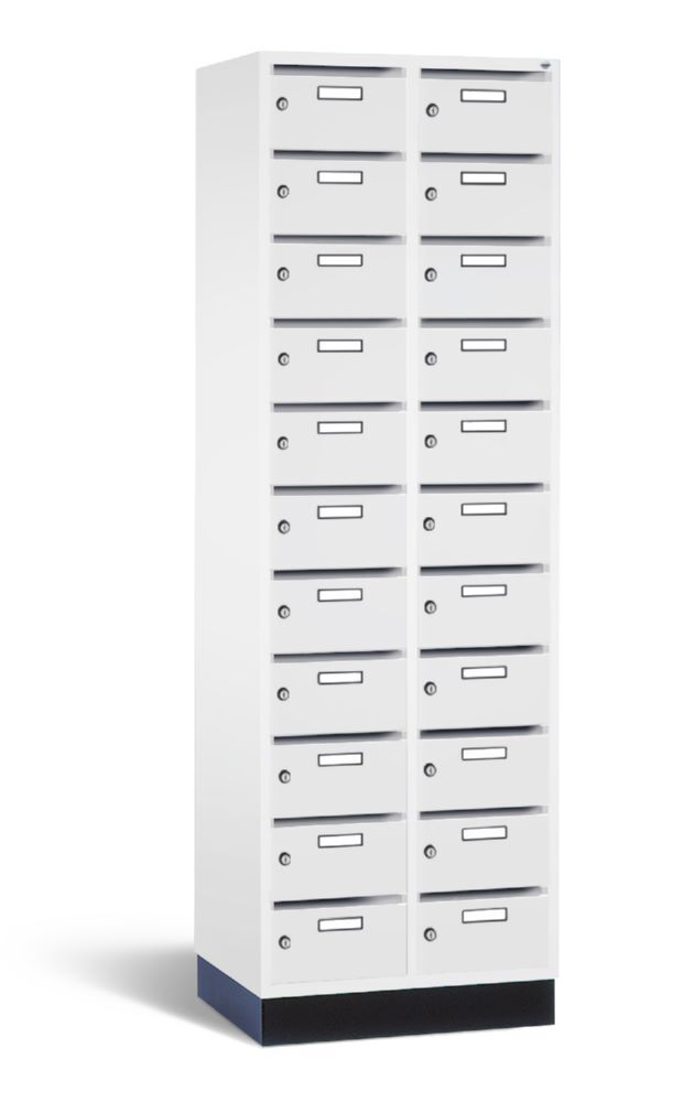 C+P Verteilerschrank Serie 8170 22 Fächer 1950 x 620 x 490 mm weiß Produktbild C+P Verteilerschrank Serie 8170 22 Fächer 1950 x 620 x 490 mm weiß