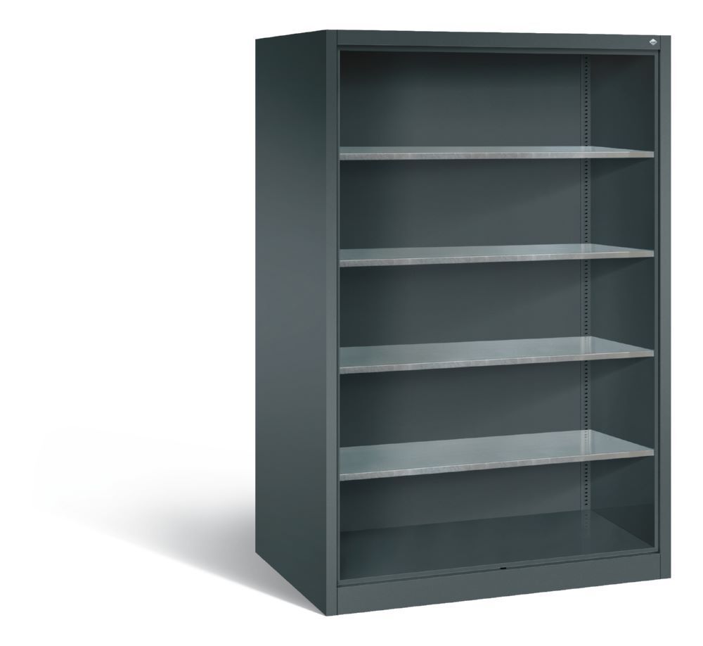 C+P Werkstattregal mit Rückwand Serie 89 anthrazit 1200 x 800 x 1950 mm Produktbild C+P Werkstattregal mit Rückwand Serie 89 anthrazit 1200 x 800 x 1950 mm