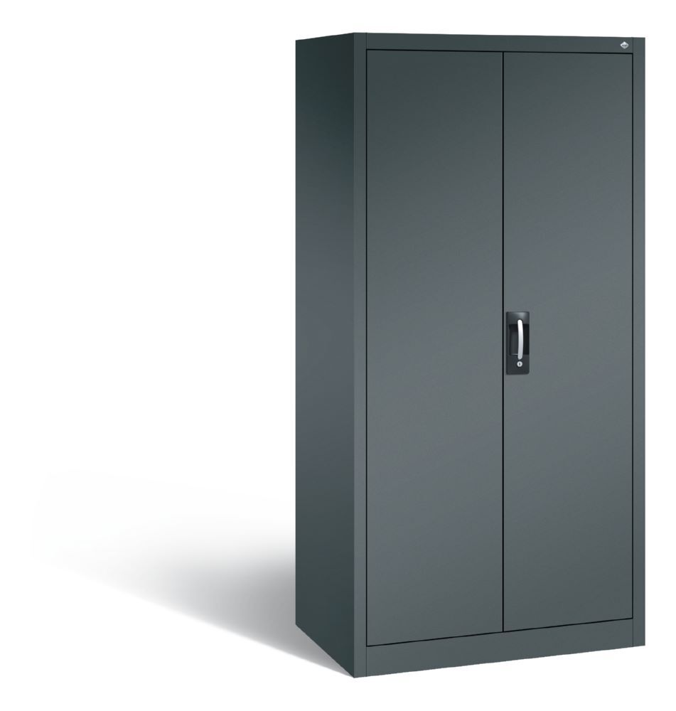 C+P Werkstattschrank mit verstärkten Flügeltüren dunkelgrau 930 x 600 x 1950 mm Produktbild C+P Werkstattschrank mit verstärkten Flügeltüren dunkelgrau 930 x 600 x 1950 mm