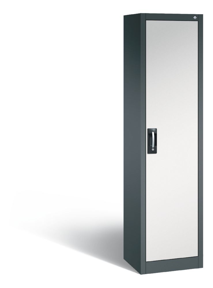 C+P Werkstattschrank Fächerschrank anthrazit mit grau 502 x 400 x 1950 mm Produktbild C+P Werkstattschrank Fächerschrank anthrazit mit grau 502 x 400 x 1950 mm