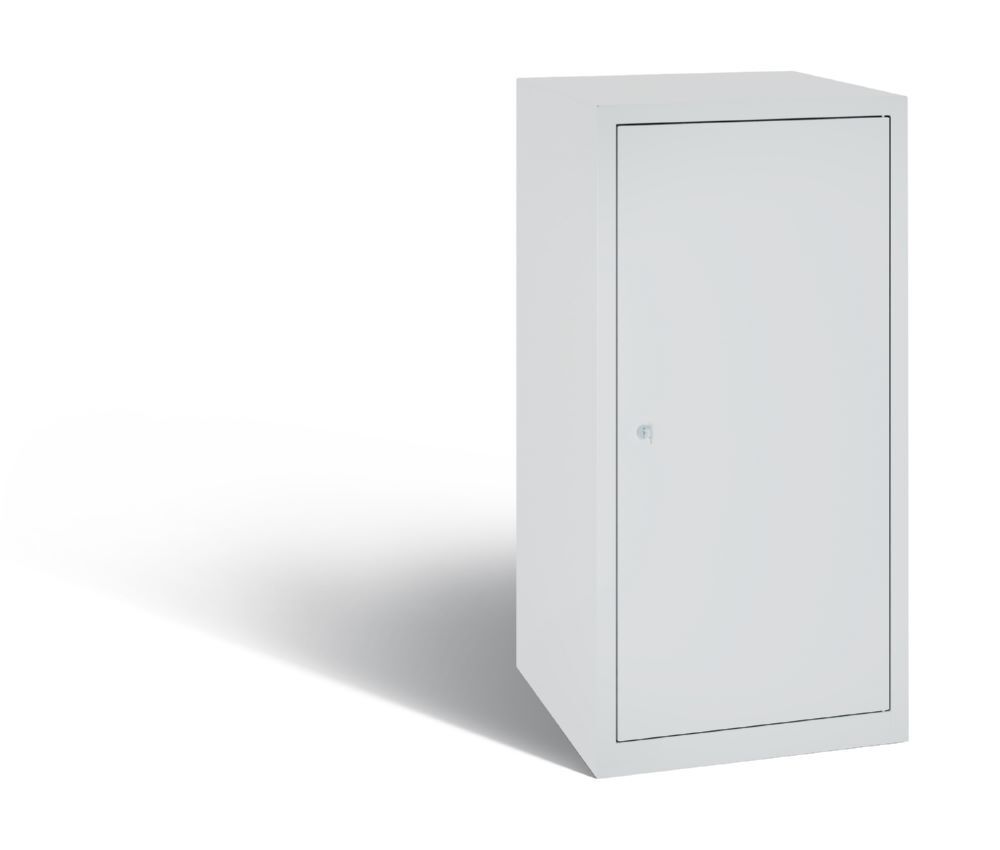 C+P Werkstattschrank mit Fächerböden lichtgrau 500 x 500 x 1000 mm C+P Werkstattschrank mit Fächerböden lichtgrau 500 x 500 x 1000 mm