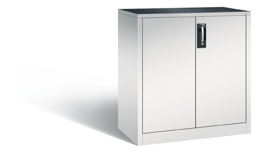 C+P Werkstattschrank mit verstärkten Türen lichtgrau 930 x 500 x 1000 mm Produktbild C+P Werkstattschrank mit verstärkten Türen lichtgrau 930 x 500 x 1000 mm