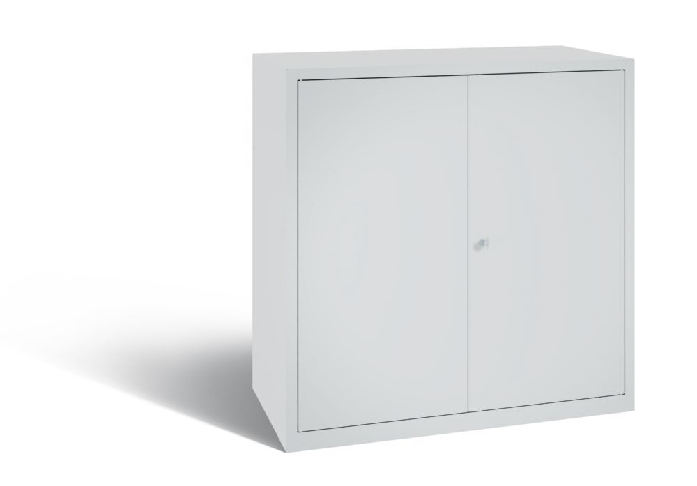 C+P Werkstattschrank in lichtgrau 2 Einlegeböden 1000 x 500 x 1000 mm Produktbild C+P Werkstattschrank in lichtgrau 2 Einlegeböden 1000 x 500 x 1000 mm