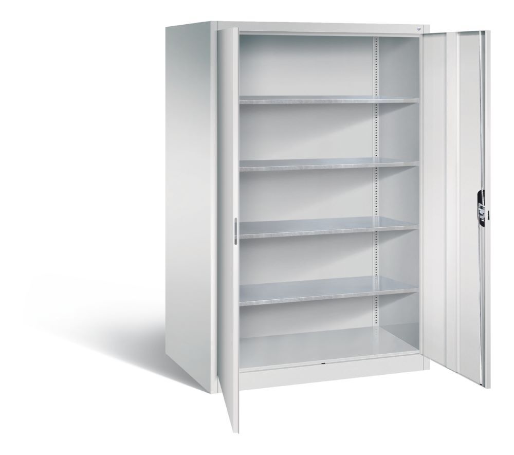 C+P Werkstattschrank H 1950 x B 1200 x T 800 mm in lichtgrau Produktbild C+P Werkstattschrank H 1950 x B 1200 x T 800 mm in lichtgrau bild 2