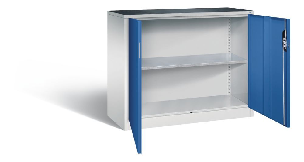 C+P Werkstattschrank 1 flexibler Fachboden enzianblau 1200 x 500 x 1000 mm Produktbild C+P Werkstattschrank 1 flexibler Fachboden enzianblau 1200 x 500 x 1000 mm bild 2