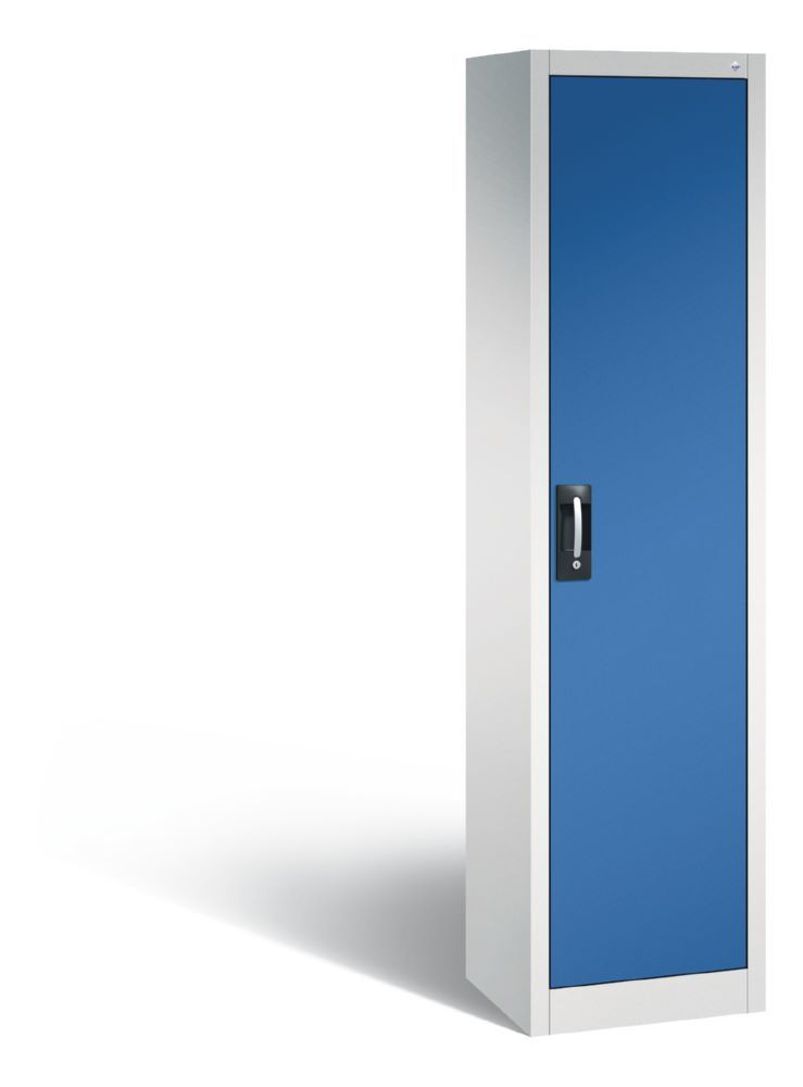 C+P Werkstattschrank Fächerschrank enzianblau grau 502 x 400 x 1950 mm Produktbild C+P Werkstattschrank Fächerschrank enzianblau grau 502 x 400 x 1950 mm