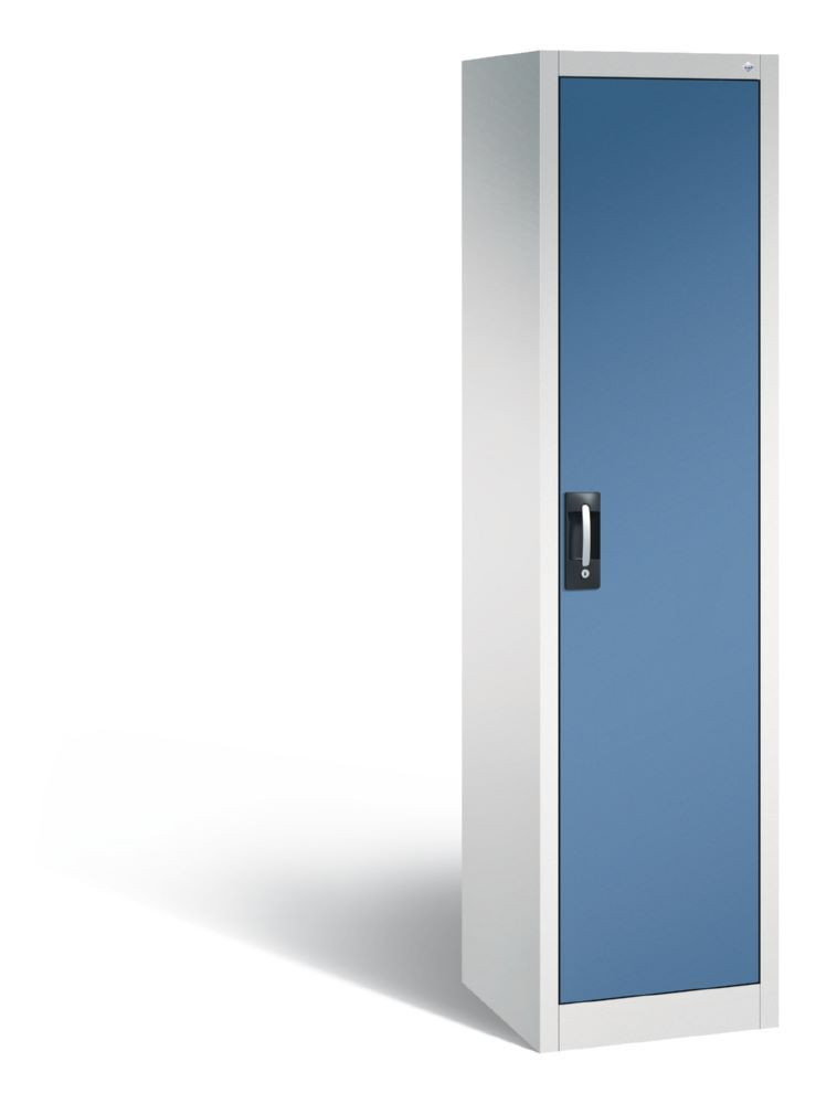 C+P Werkstattschrank mit 2 Türen in fernblau 502 x 500 x 1950 mm Produktbild C+P Werkstattschrank mit 2 Türen in fernblau 502 x 500 x 1950 mm