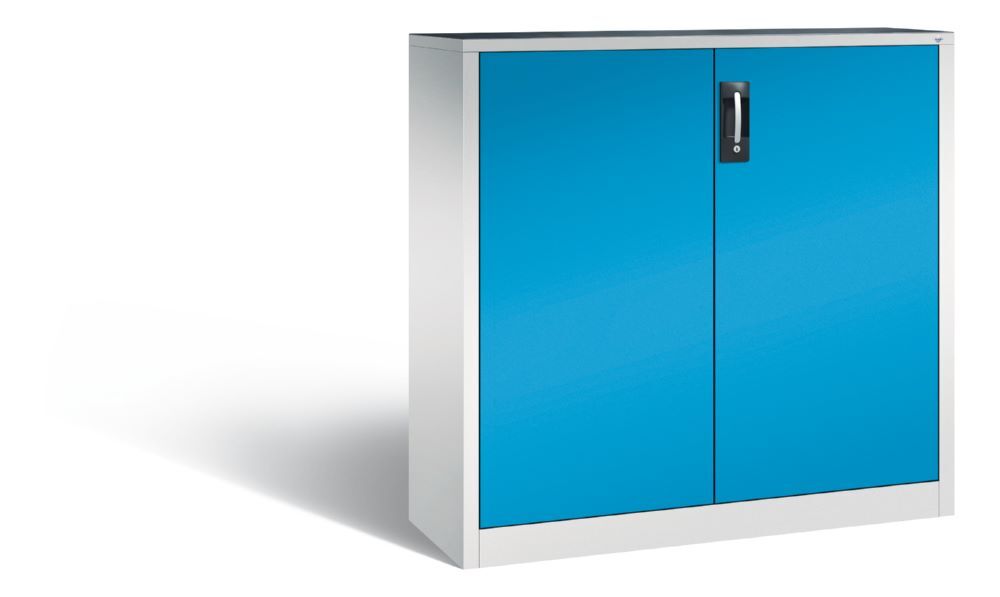 C+P Werkstattschrank 2 flexible Fachböden lichtblau 1200 x 400 x 1200 mm Produktbild C+P Werkstattschrank 2 flexible Fachböden lichtblau 1200 x 400 x 1200 mm