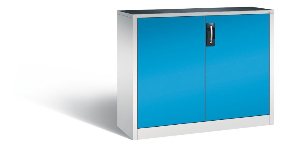C+P Werkstattschrank ohne Füße in lichtblau grau 1200 x 400 x 1000 mm Produktbild C+P Werkstattschrank ohne Füße in lichtblau grau 1200 x 400 x 1000 mm