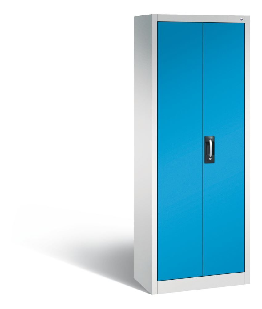 C+P Werkstattschrank 4 Einlegeböden lichtblau grau 700 x 400 x 1950 mm Produktbild C+P Werkstattschrank 4 Einlegeböden lichtblau grau 700 x 400 x 1950 mm