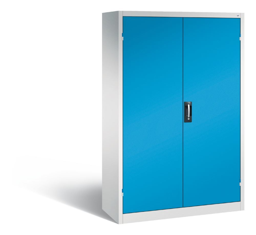 C+P Werkstattschrank Serie 89 1950 x 1200 x 500 mm lichtgrau lichtblau Produktbild C+P Werkstattschrank Serie 89 1950 x 1200 x 500 mm lichtgrau lichtblau