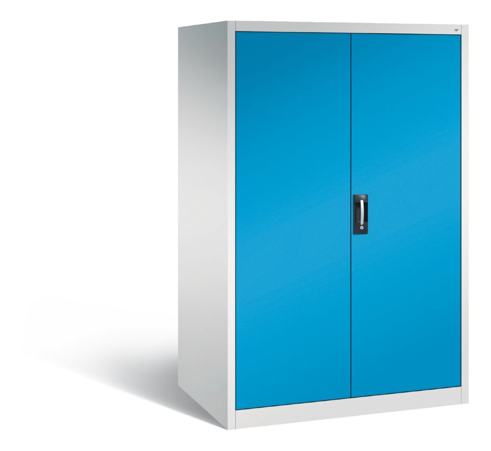C+P Werkstattschrank Serie 89 1950 x 1200 x 800 mm lichtgrau lichtblau Produktbild C+P Werkstattschrank Serie 89 1950 x 1200 x 800 mm lichtgrau lichtblau