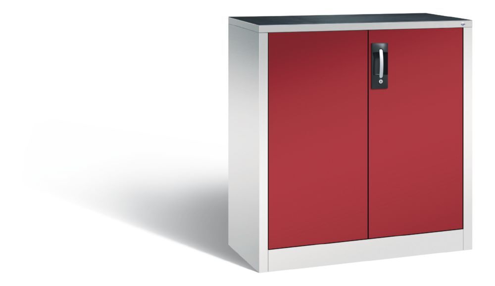 C+P Werkstattschrank mit Flügeltüren rubinrot 930 x 400 x 1000 mm Produktbild C+P Werkstattschrank mit Flügeltüren rubinrot 930 x 400 x 1000 mm