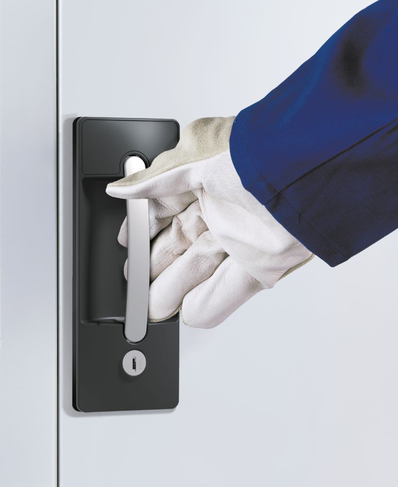 C+P Flügeltürenschrank mit Garderobenteil anthrazit 930 x 500 x 1950 mm Produktbild C+P Flügeltürenschrank mit Garderobenteil anthrazit 930 x 500 x 1950 mm bild 2